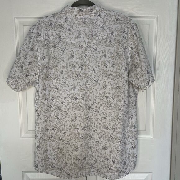 Men’s Levi Strauss & Co. White Floral Print Button Down Shirt Size XXL - Picture 4 of 6